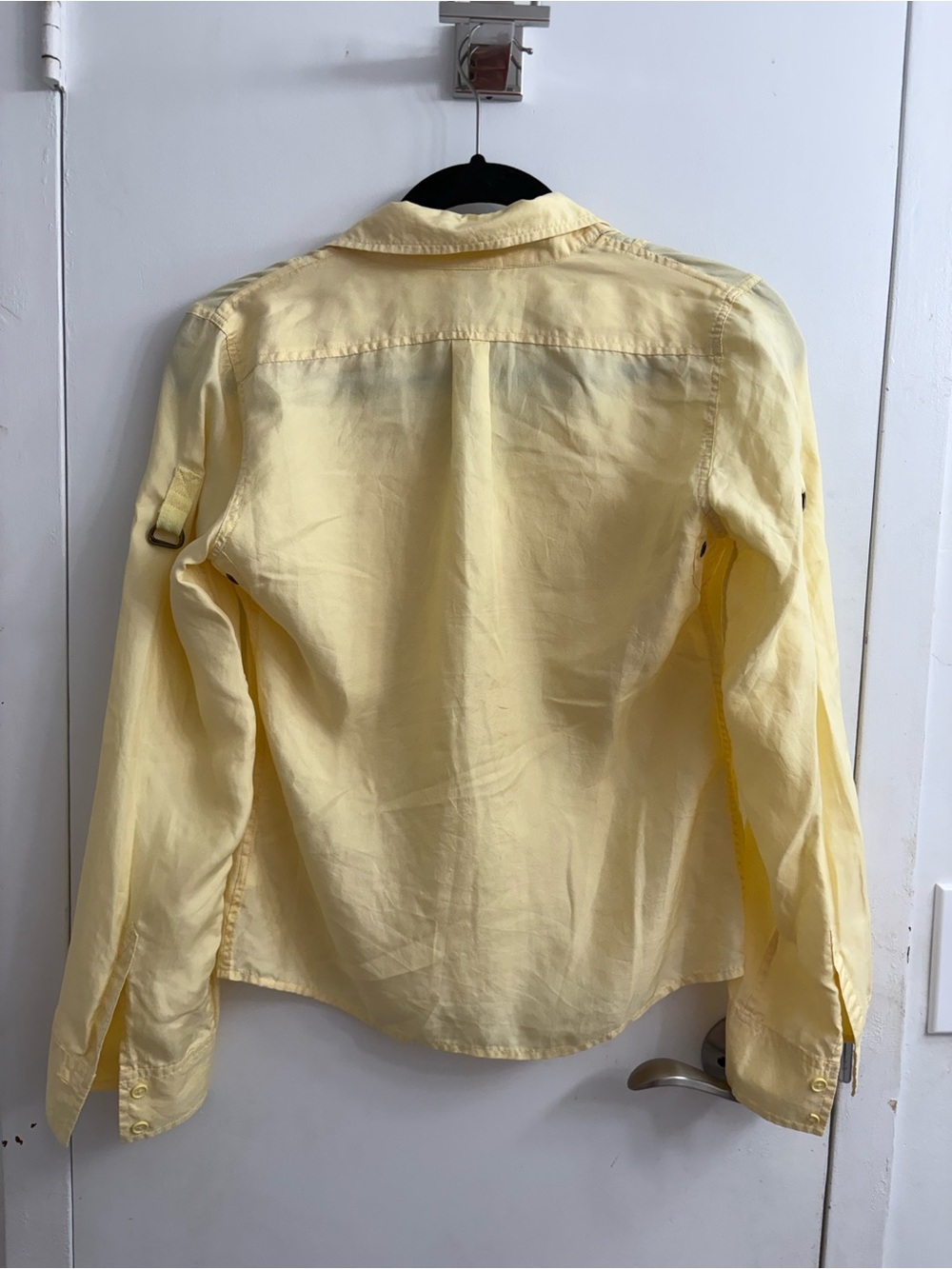 GAP Pale Yellow Collared Button-Up - Picture 3 of 3